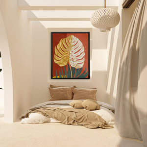 Fern Fossil Impression — Fern Fossil Impression Bali Bedroom 1