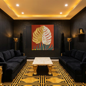 Fern Fossil Impression — Fern Fossil Impression Egyptian Room Port 19