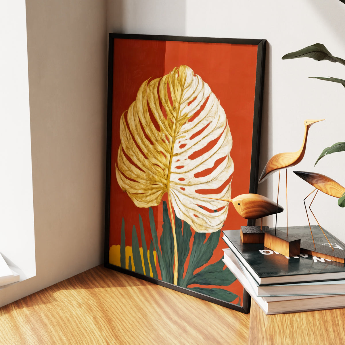 Fern Fossil Impression — Fern Fossil Impression New   Living Room Wall Apartment Zoom 73