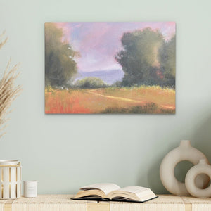 Field Study with Red Flowers - Luxury Wall Art