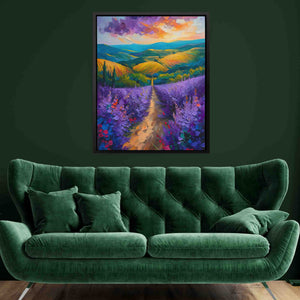 Fields of Amethyst - Luxury Wall Art