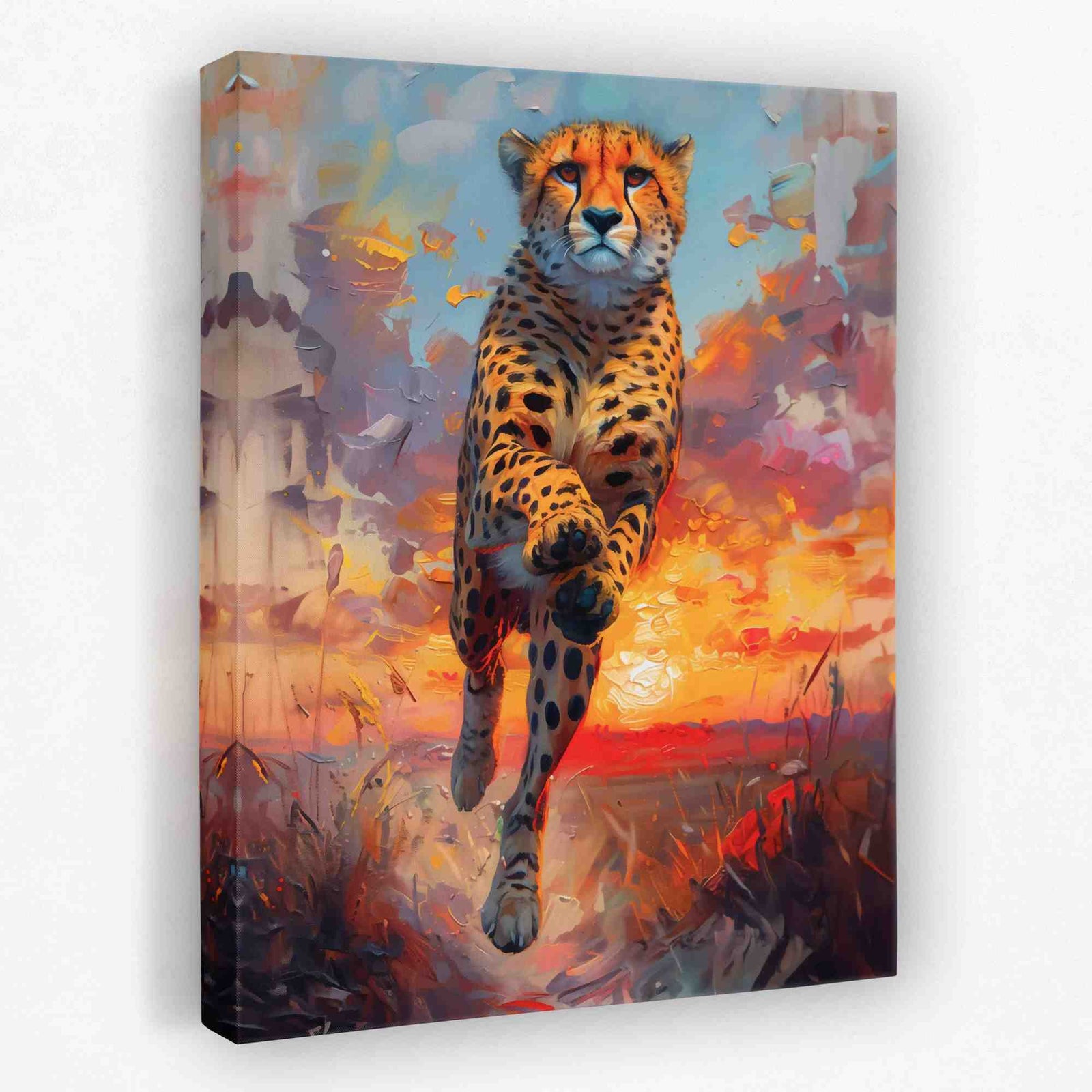Fierce Predator - Animals Canvas Wall Art