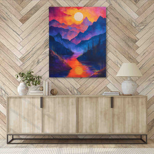 Fiery Sunset - Luxury Wall Art