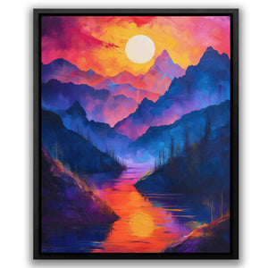 Fiery Sunset - Luxury Wall Art