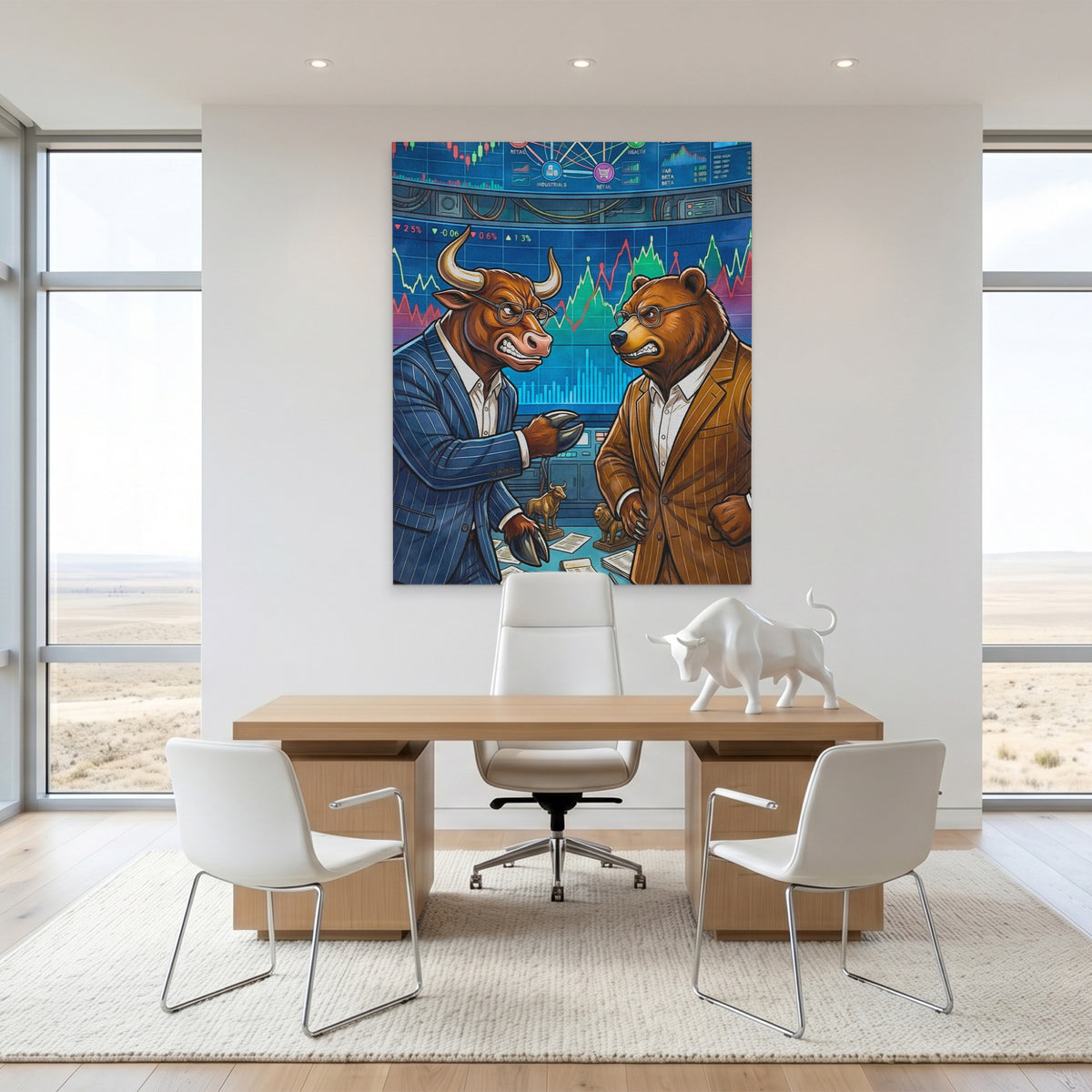 Fighting on the Stock Floor — Fighting on the Stock Floor White Bull Room Port 182