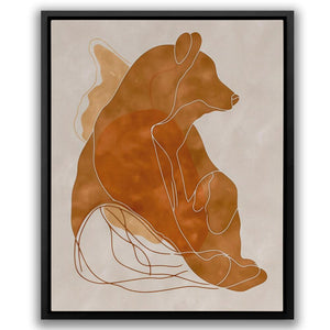 Figurative Bear - Luxury Wall Art