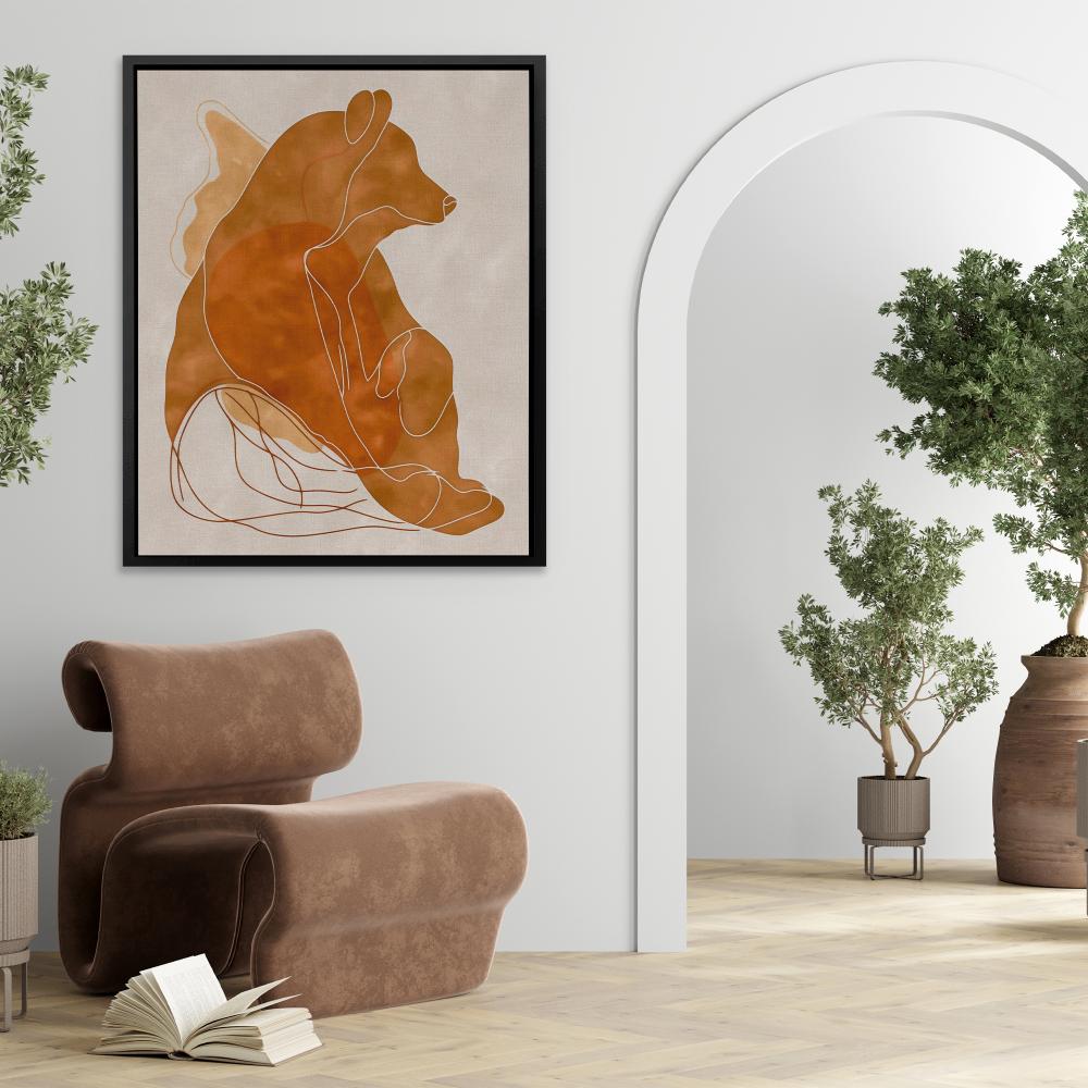 Figurative Bear - Luxury Wall Art