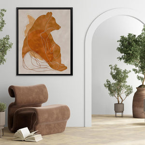 Figurative Bear - Luxury Wall Art