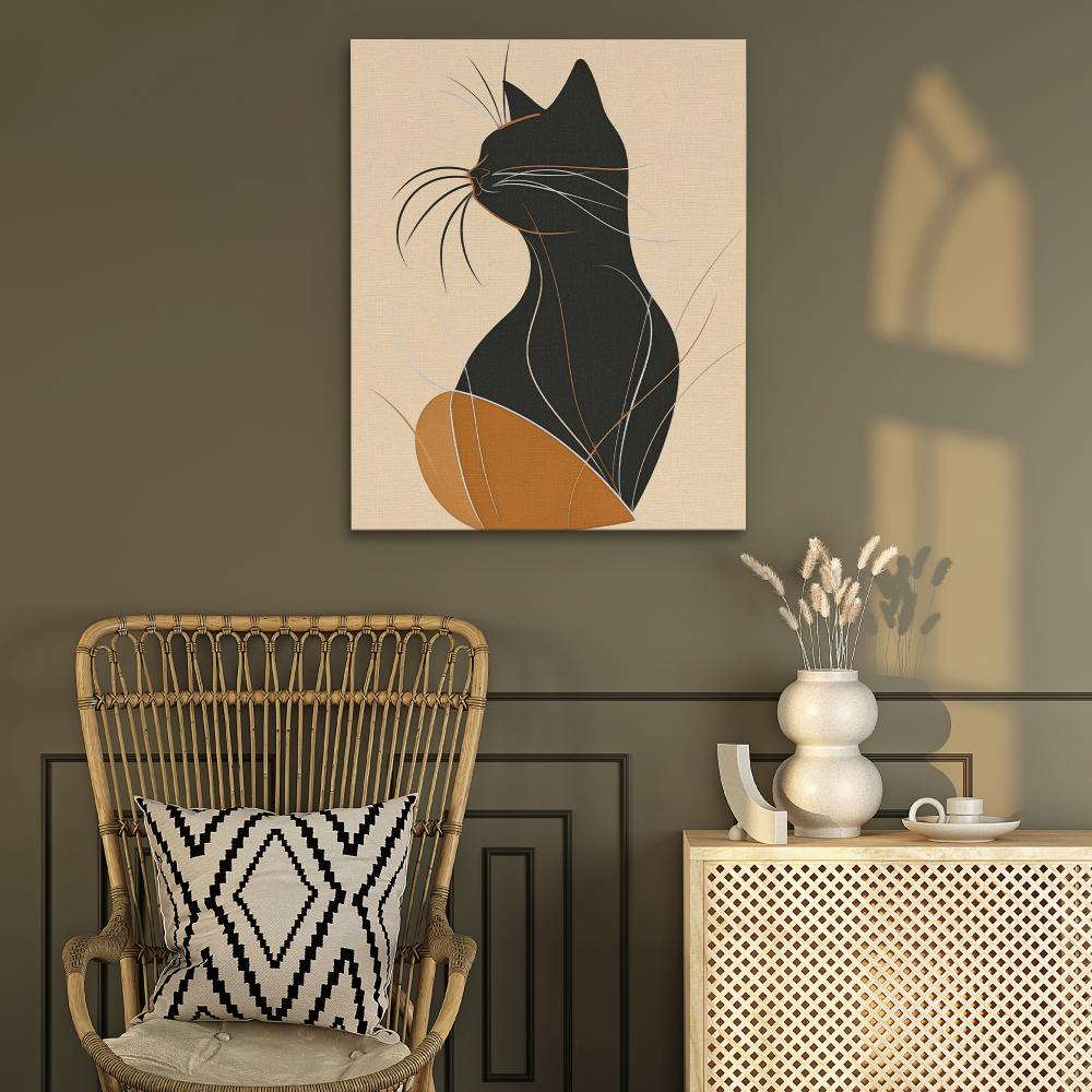 Figurative Feline - Luxury Wall Art