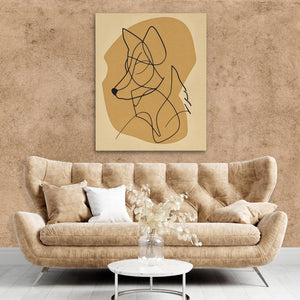 Figurative Fox - Luxury Wall Art