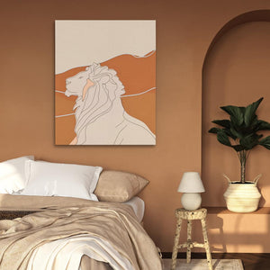 Figurative Lion - Luxury Wall Art