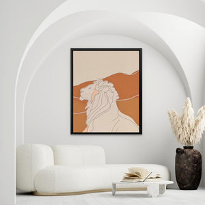 Figurative Lion - Luxury Wall Art