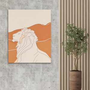 Figurative Lion - Luxury Wall Art