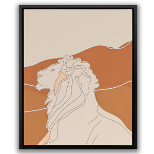 Figurative Lion - Luxury Wall Art