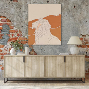 Figurative Lion - Luxury Wall Art