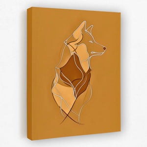 Figurative Wolf - Luxury Wall Art