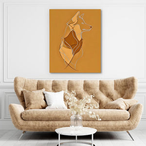 Figurative Wolf - Luxury Wall Art