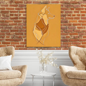 Figurative Wolf - Luxury Wall Art