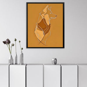 Figurative Wolf - Luxury Wall Art