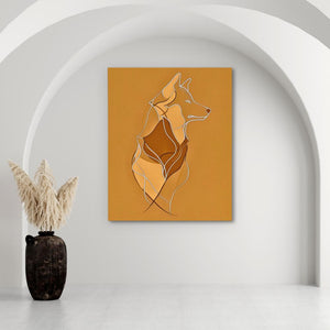 Figurative Wolf - Luxury Wall Art