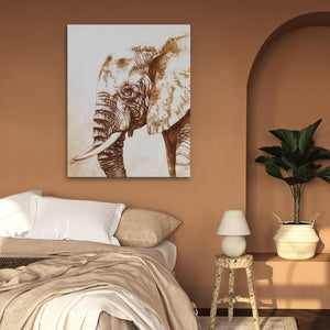 Figure of an Elephant - Luxury Wall Art