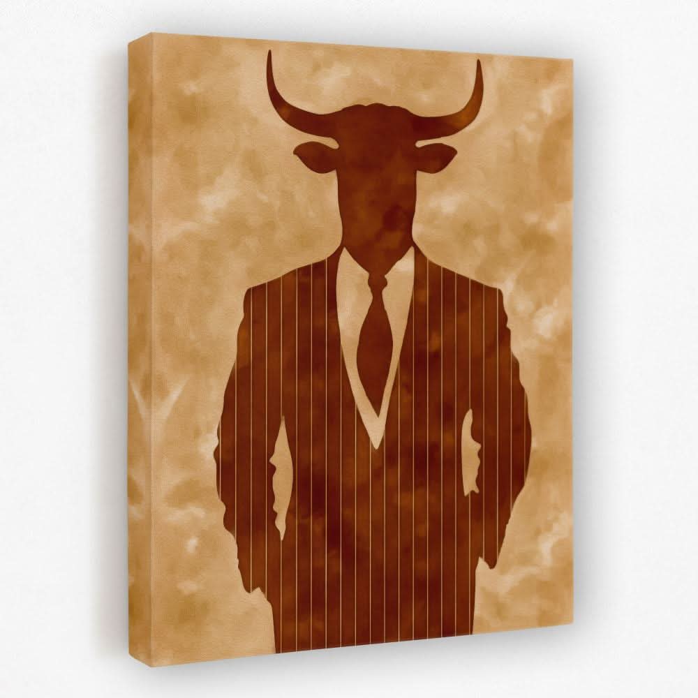 Financial Advisor - Animals Canvas Wall Art