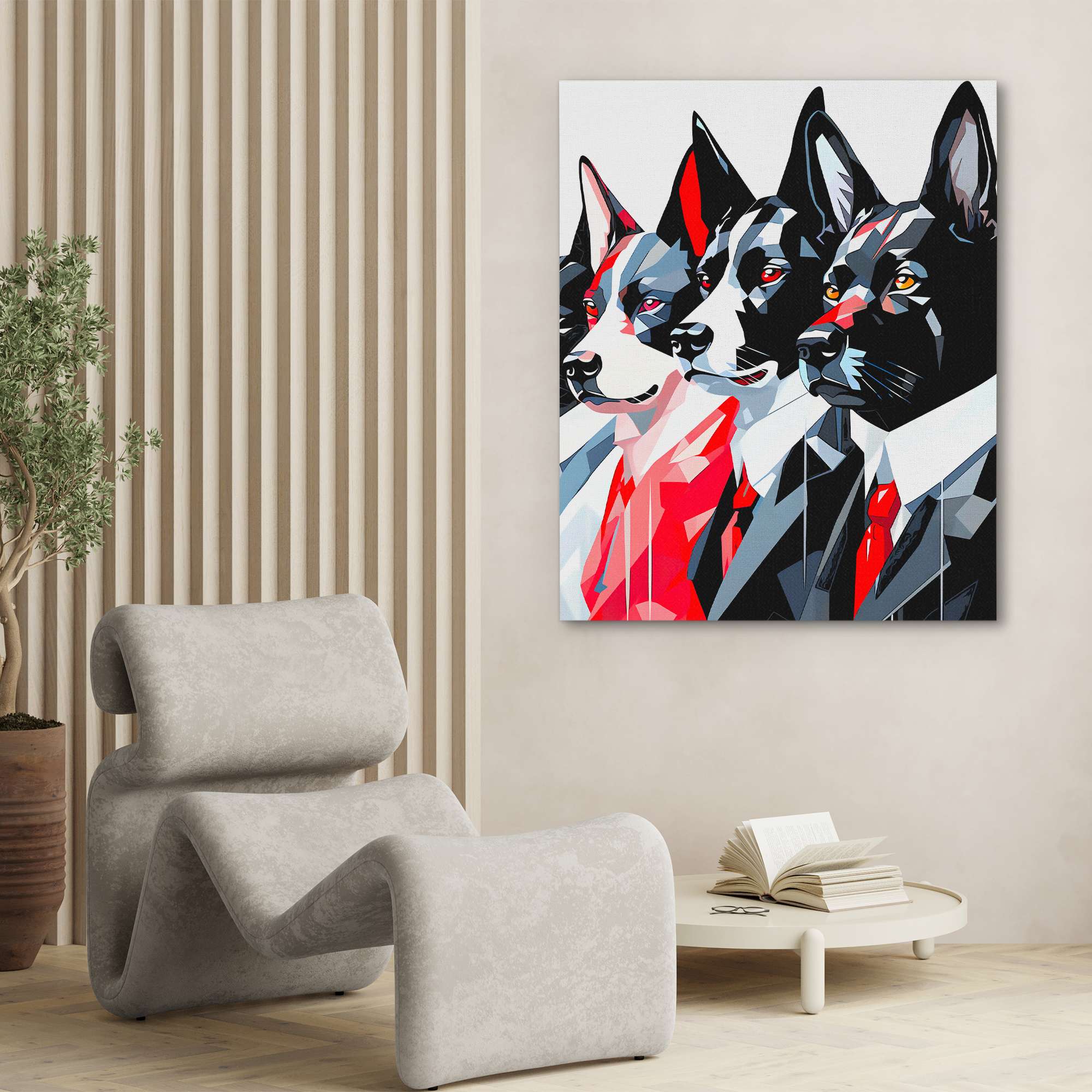 Financial Dogs - Luxury Wall Art