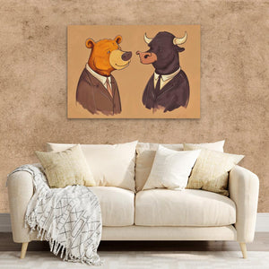 Financial Frenemies - Luxury Wall Art