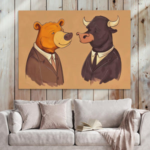 Financial Frenemies - Luxury Wall Art