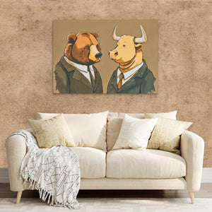 Financial Rivals - Luxury Wall Art