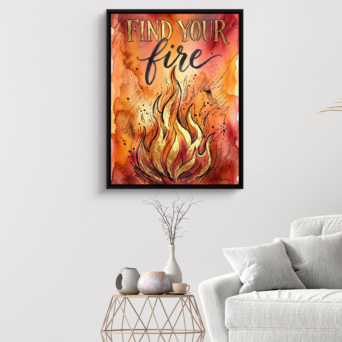 Find Your Fire - Luxury Wall Art