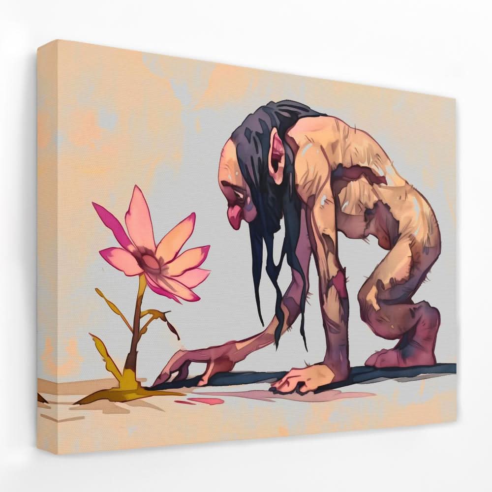 Finding Beauty - Dark Academia Canvas Wall Art