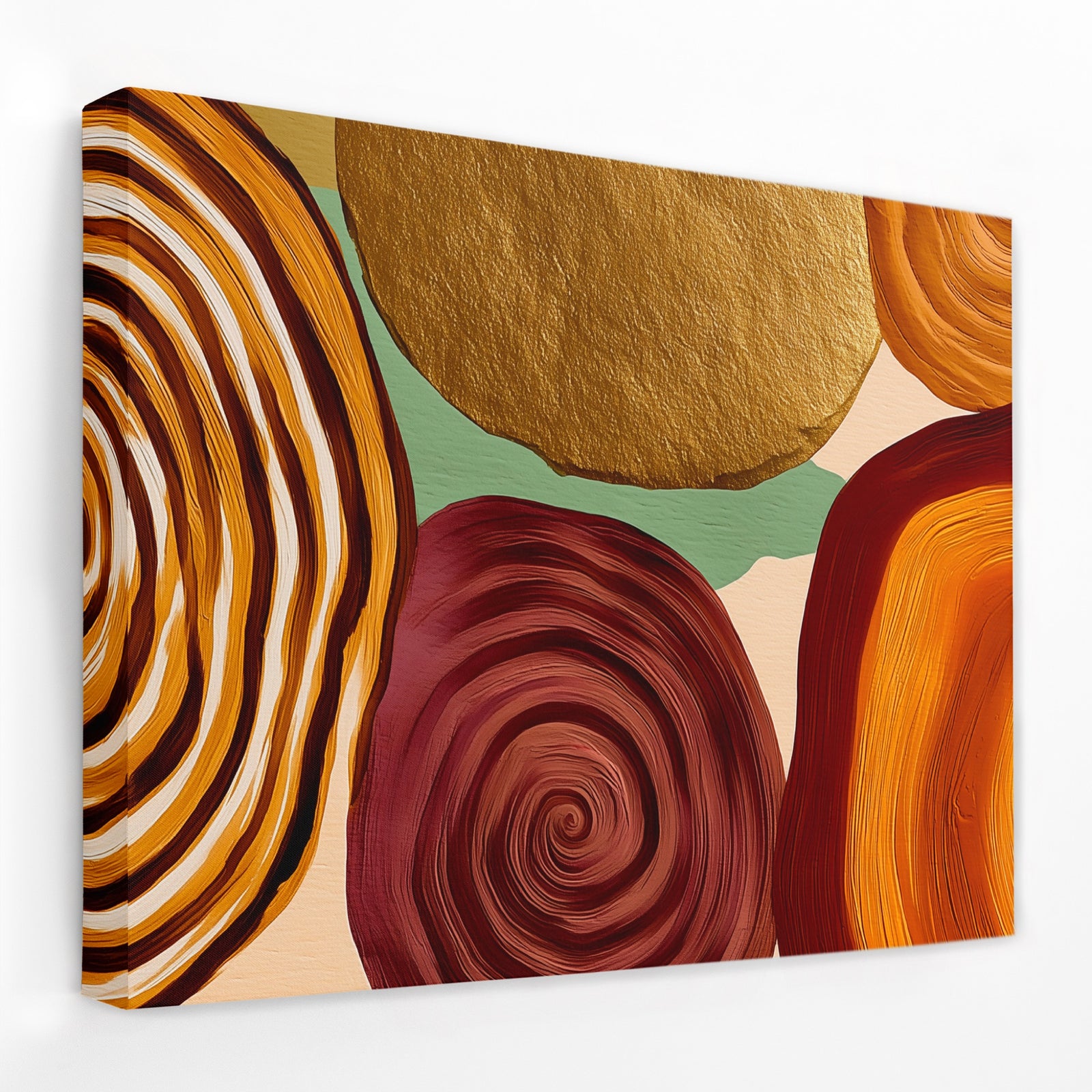 Fingerprint Organic Spirals — Fingerprint Organic Spirals Landscape   Side View   Full Wrap 182