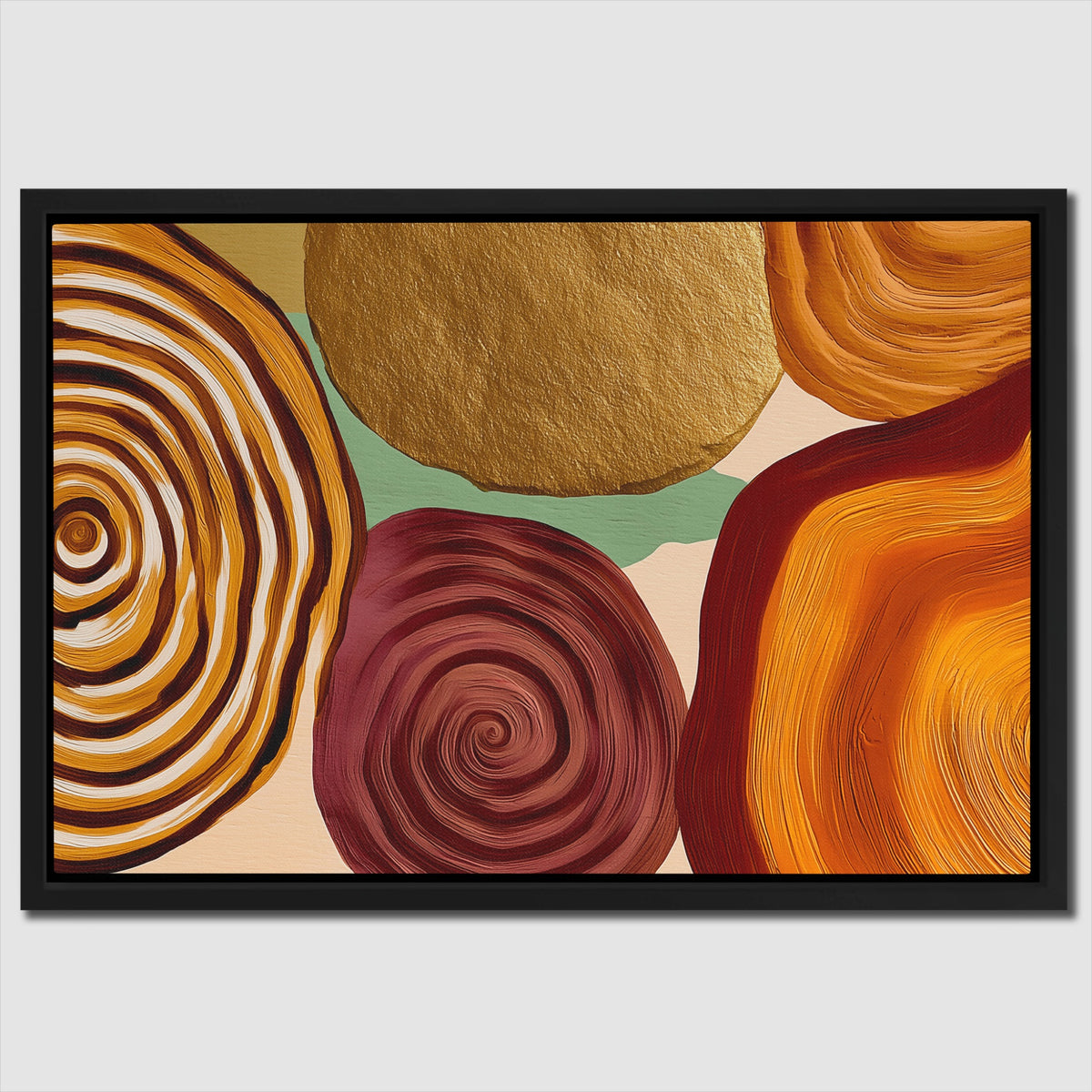 Fingerprint Organic Spirals — Fingerprint Organic Spirals Close Up Landscape 134