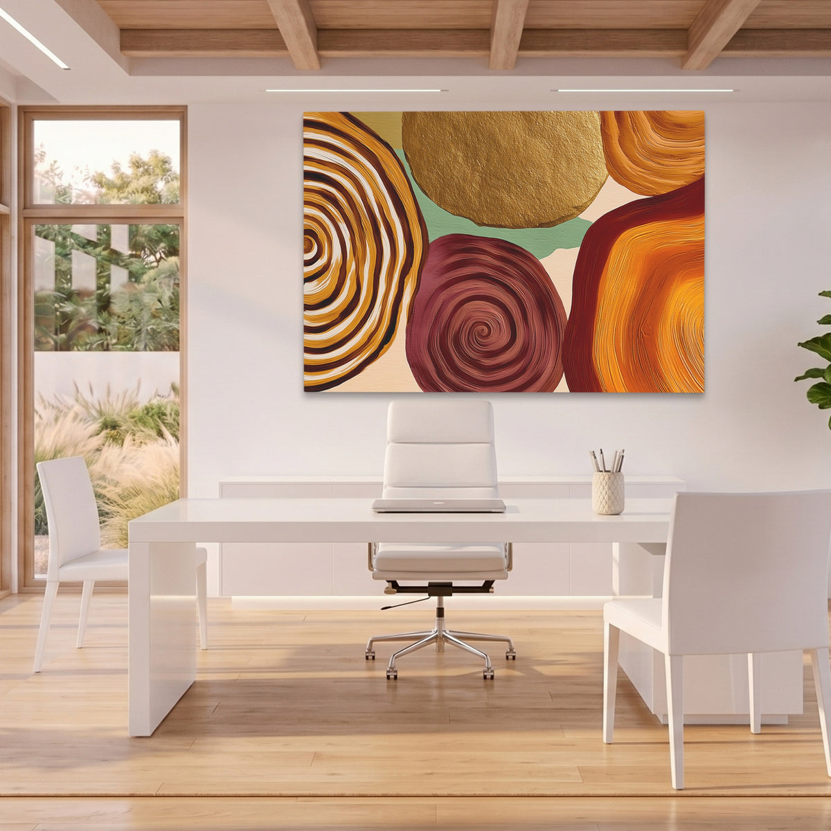 Fingerprint Organic Spirals — Fingerprint Organic Spirals Beach House Office Land 38