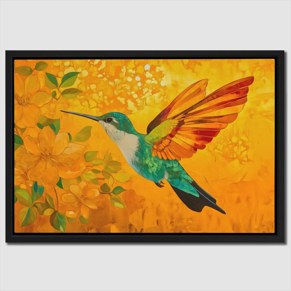 Fireflight Hummer - Luxury Wall Art