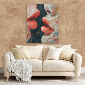 First Kiss - Luxury Wall Art