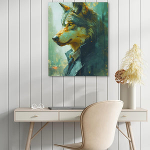 Fiscal Wolf - Luxury Wall Art