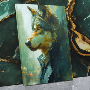 Fiscal Wolf - Luxury Wall Art