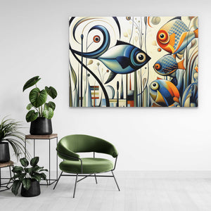 Fish Friends - Luxury Wall Art