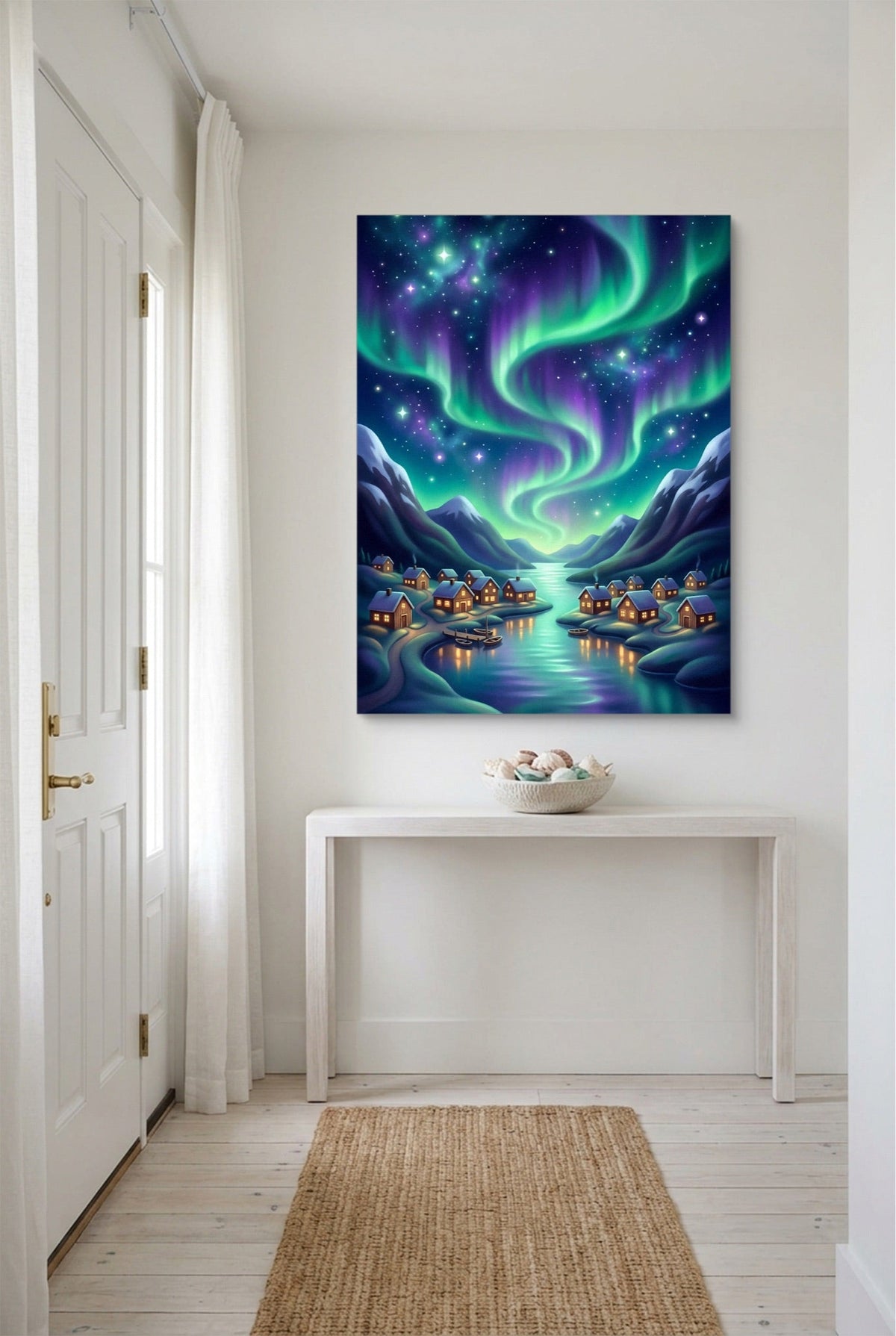 Fjordland Aurora Dance - Luxury Wall Art
