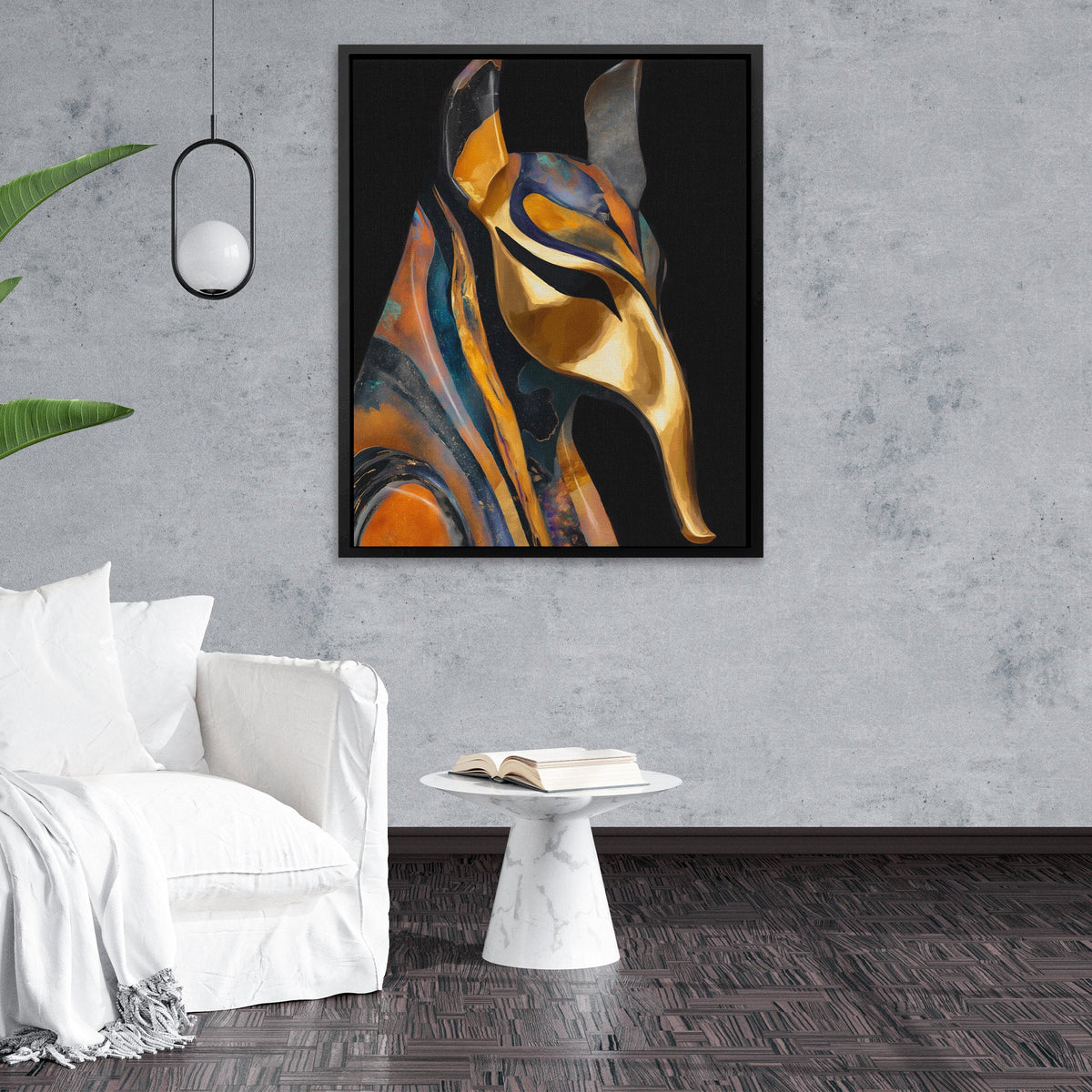 Flame Glass Ascension - Luxury Wall Art