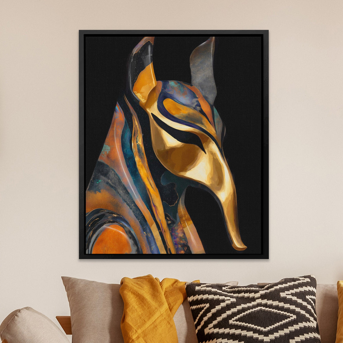 Flame Glass Ascension - Luxury Wall Art