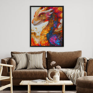 Flaming Dragon - Luxury Wall Art