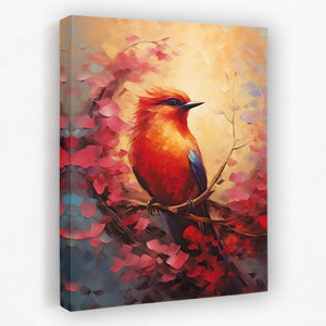 Flaming Feathers - Luxury Wall Art