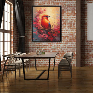 Flaming Feathers - Luxury Wall Art