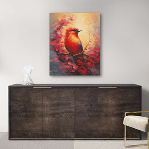 Flaming Feathers - Luxury Wall Art