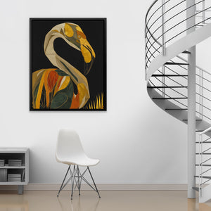 Flamingo Art Deco - Luxury Wall Art