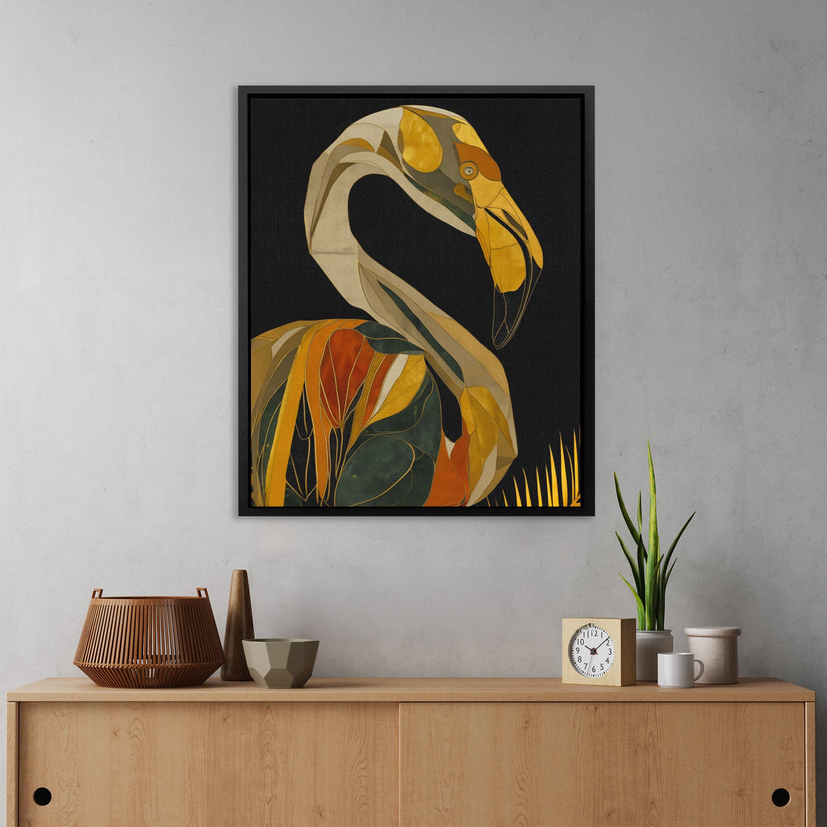 Flamingo Art Deco - Luxury Wall Art