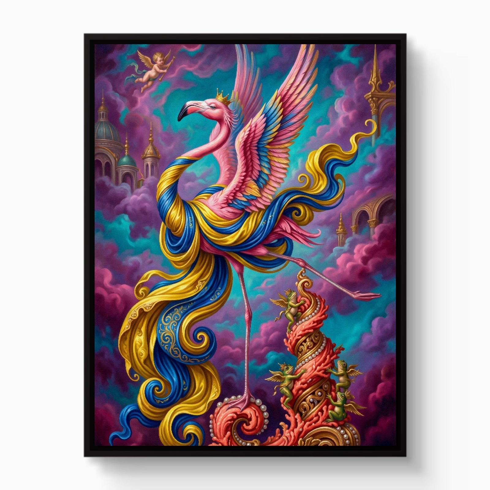 Flamingo Cloud Kingdom - Luxury Wall Art